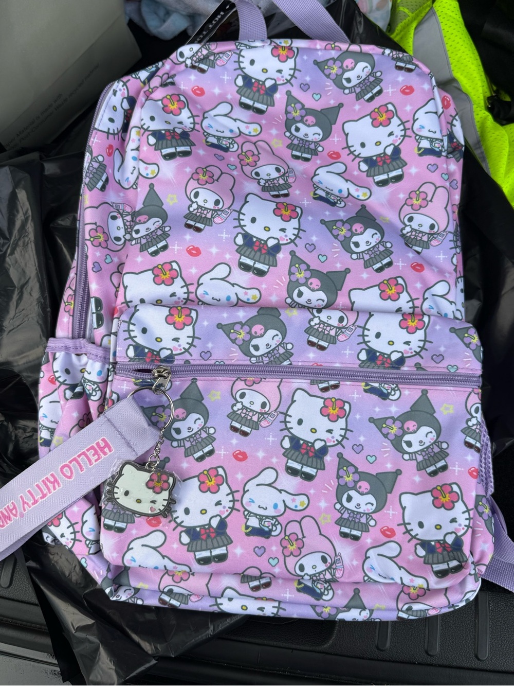 Hello Kitty & Friends Sanrio Pink Backpack Kuromi My Melody NWT - Picture 2 of 7